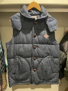 DANTON×BEAMS キルティングベスト ネイビー サイズ42 美品
