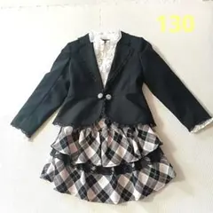 XOXO 女の子 入学式 フォーマルスーツ3点セット 卒園式　130