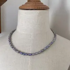 天然淡水パール　バロック　小粒　ネックレス　ハンドメイドパーツ