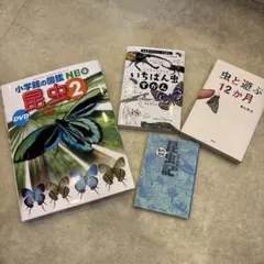 昆虫図鑑図鑑とその他虫の本4冊セット