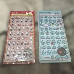 サンリオ ボンボンドロップシール ミニ ハローキティ ハンギョドン 2枚