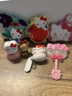 【希少 ／ 当時物】ハローキティ キーホルダー 7個セット ハローキティ】当時物 キーホルダー5点set - メルカリ