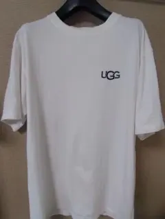 UGG Tシャツ ホワイト ロゴ刺繍　サイズLのサムネイル