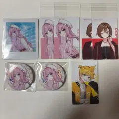 プロセカ クリフェス エピカ 缶バッジ チェキ 巡音ルカ MEIKO 鏡音レン