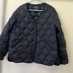 ユニクロ ウルトラライトダウンリラックスジャケット ブラック Lサイズ