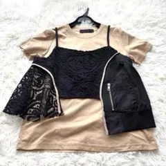 極美品☆MICALLE MICALLE Tシャツ キャミソール ２点セットのサムネイル