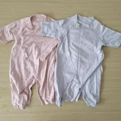 petit main (プティマイン)ロンパース 2色セット