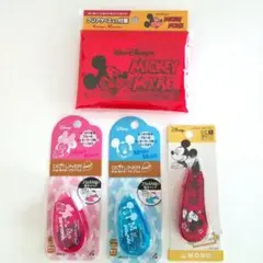 ミッキーマウス ミニーマウス 文具 4点