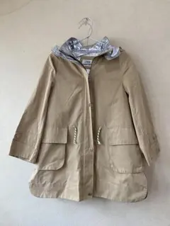 ZARA KIDS ベージュ コットン インナーベスト付きコート　140cm