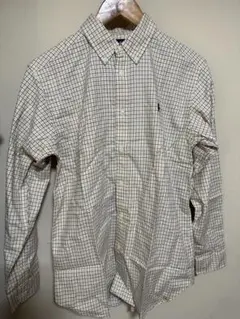 Ralph Lauren ベージュ チェック 長袖シャツ