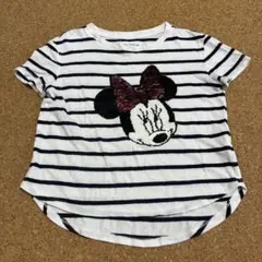 【110cm】GAP KIDS/Disney ミニーマウススパンコールTシャツのサムネイル