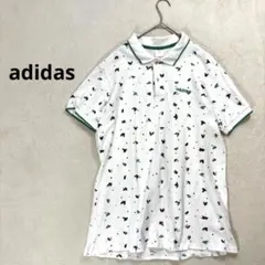 【アディダス】O 半袖ポロシャツ　ゴルフウェア　メンズ　ホワイト