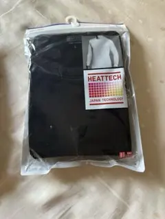 ユニクロ　ヒートテック　クルーネックT 9分袖　新品ブラック L