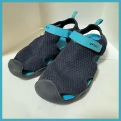 クロックス crocs ウォーターシューズ 子ども用 15cm サンダル ブルー