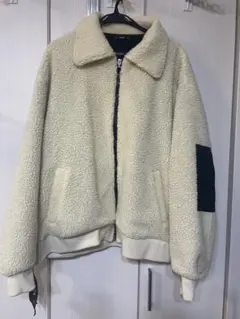 ボアジャケット クリーム色