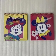 레트로 ミニーマウス ミニリングメモ 2冊セット