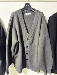 Loose ボリュームスリーブオーバーニットカーディガン