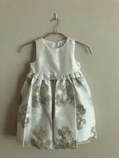 子ども用ドレス　花柄刺繍ドレス