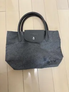 KALDI カルディ 猫柄 トートバッグ グレー　猫の日のサムネイル