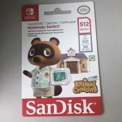 SANDISK マイクロSDXCカード Nintendo どうぶつの森デザイン
