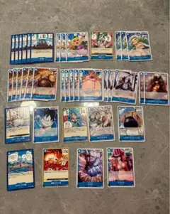 ワンピースカード 青