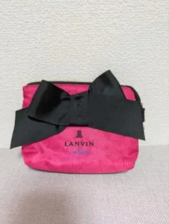 LANVIN en Bleu(ランバンオンブルー) リボン化粧ポーチ　ピンクのサムネイル
