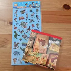 【トイ・ストーリー】 クリアシールとメモ帳セット