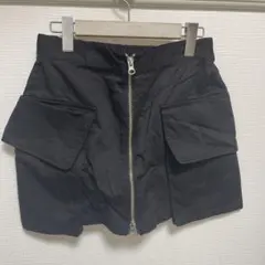 Kastane ブラックミニスカート ポケット付き