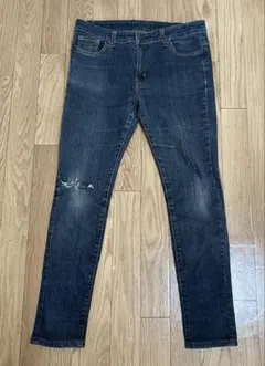 2月末日まで出品ダークブラック系スキニーデニム　サイズ28