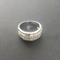 指輪　8号　S925　刻印あり　ヴィンテージ　ストーン