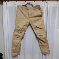 DSQUARED2 ベージュ バイカーパンツ