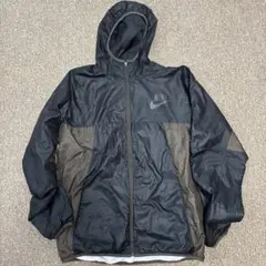 Nike ナイロンジャケット XL ブラック/ブラウン