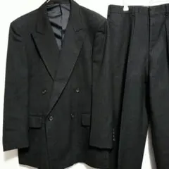 バーバリーロンドン　セットアップ　ストライプ　ダブルスーツ　総裏　AB6