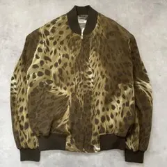 RIFRAT ブルゾン ヒョウ柄 ジップアップ Y2K アニマル柄 BU79