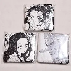 鬼滅の刃 ダイニング お楽しみくじ スクエア缶バッジ 炭治郎 禰豆子 鱗滝