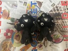 EXPO2025 カラビナ付きマスコット　ブラック　ミャクミャク黒 立ち2個