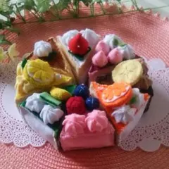 フェルトのケーキ（アソートセット③）