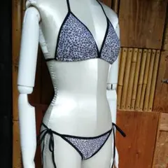 水着 ビキニ ホルターネック フリーサイズ アニマル柄 未使用 フォロー割