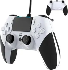 Elnicec PS4 コントローラー 有線 PC/P3/P4対応 SS45