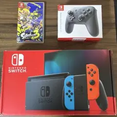 【すぐに遊べる】Switch本体 ＋ Proコン ＋ スプラトゥーン3 セット