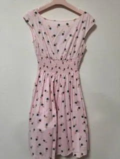 ケイトスペード　パイナップル柄 ワンピース ピンク XS 希少