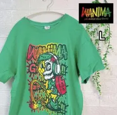 WANIMA Good Job!! グッジョブ ロゴ Tシャツ グリーン L