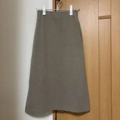 ユニクロ　ブラッシュドジャージーナロースカート