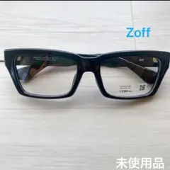 Zoff メガネ フレーム 度なし ファッション　ユニセックス スクエア 軽量