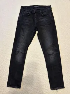 ZARA MAN ダークグレー スキニーデニム