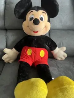 ミッキーマウス ぬいぐるみ 約90cm 1983〜1984年頃TDLで購入 ミッキーマウス ぬいぐるみ 約90cm 1983〜1984年頃TDLで購入