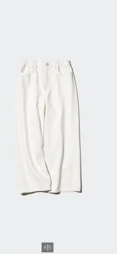 ユニクロ　ワイドフィットストレートジーンズ ファスナー付