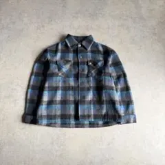 古着80’s カナダ製】ウールブレンド チェックジャケット