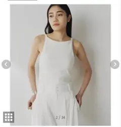 Whim Gazette タンクトップ　ベージュ　新品未使用 水着＞パイルタンクトップ | Whim Gazette(ウィム ガゼット)レディース