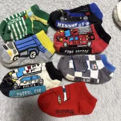 働く車キッズ靴下8足セット